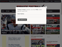 Tablet Screenshot of breakingfootball.com